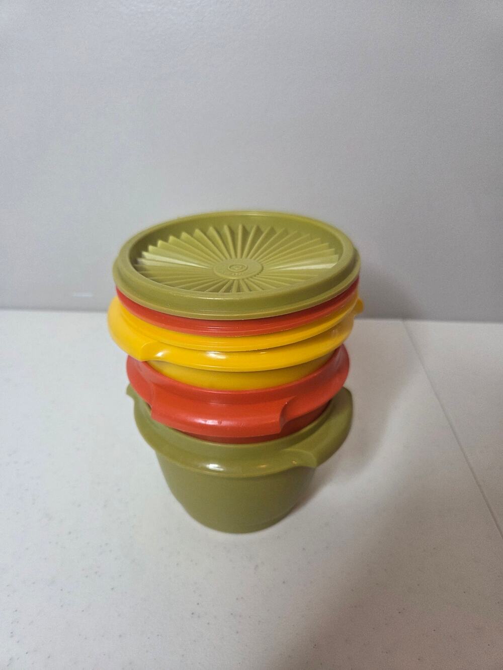 Vintage Tupperware Servalier Bowls Accordion Lids - Set of 3 | Retro 1970s